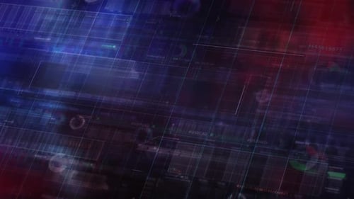 Abstract Array Of Infographics About Stock Trading