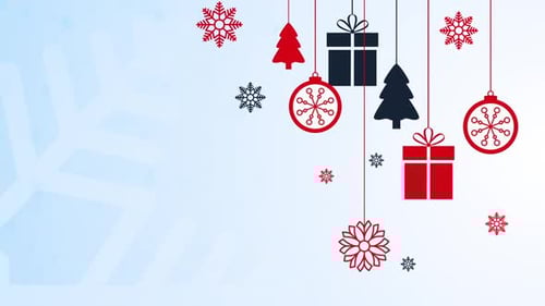 Fundo de Natal branco e vermelho