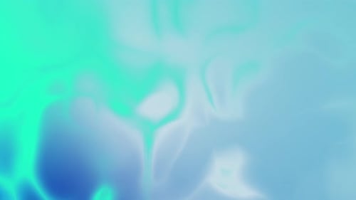 Abstract Fluid Blue and Green Water Motion Background Loop