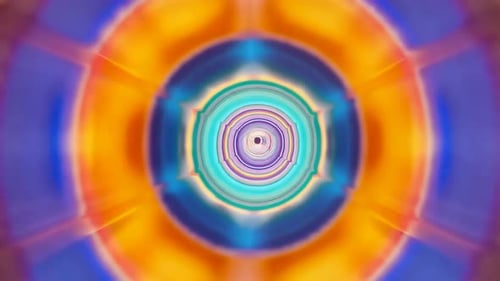 Abstract Psychedelic Tunnel Motion Background
