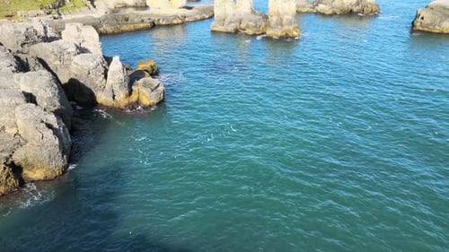 coastline cliff rocks