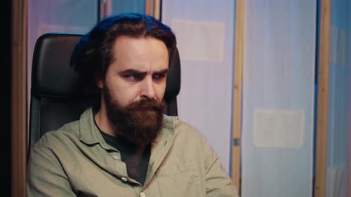 Computer Scientist Updating Artificial Intelligence Machine Learning Algorithm