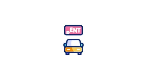 Rentcar Animated Icon