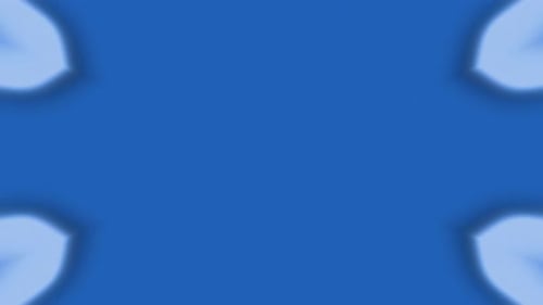 Blue Abstract Expanding Kaleidoscopic Pattern Animation