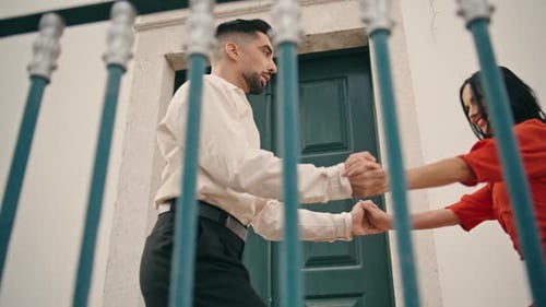 Passionate Salsa Street Dance in City