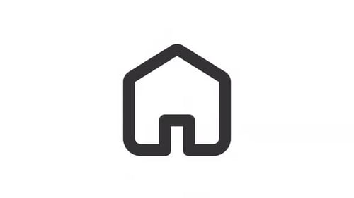 Icône Home Line UI animée