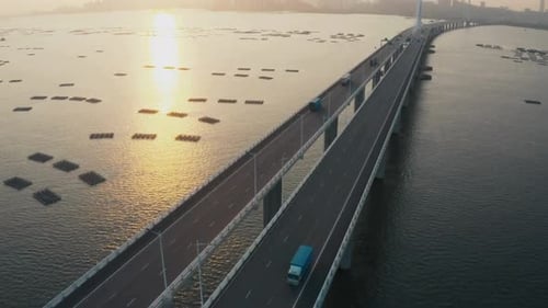 Breathtaking And Bird’s Eye View Of Shenzhen Bay Bridge