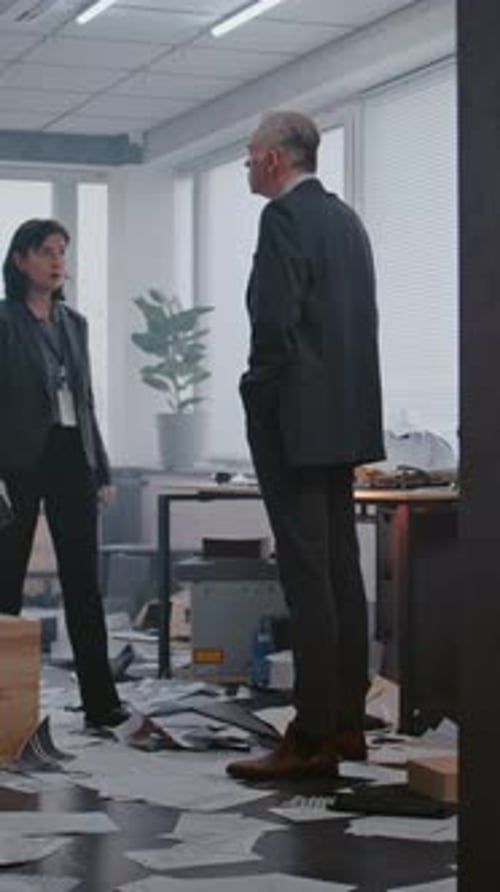 Investigators Discuss Evidence in Messy Corporate Office