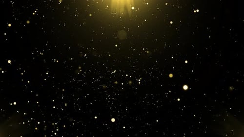 Gold Particles Background Loop