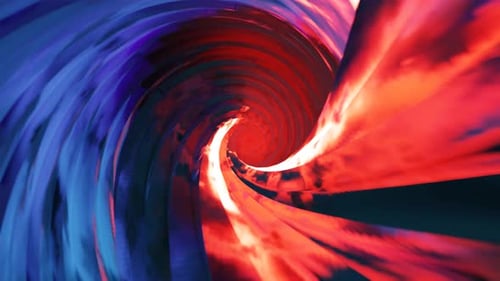 Galaxy teleportation transition, abstract background