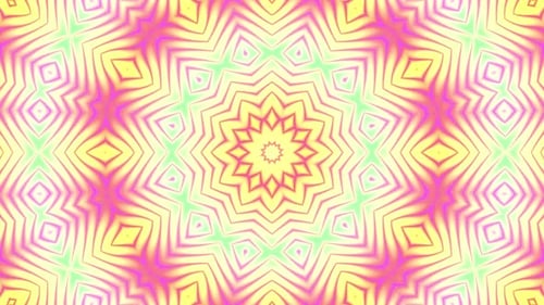 Fast motion turn the kaleidoscope background