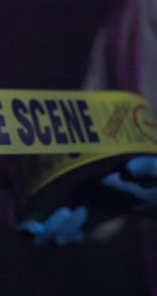 Crime Scene Tape Close Up