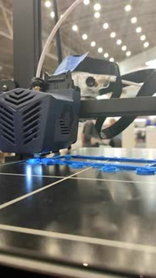 3D-Drucker 3D-Drucker 3D-Druckermodell aus geschmolzenem Kunststoff
