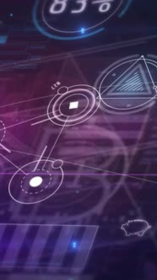 Colored Digital Space of Blockchain and Bitcoin