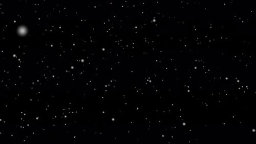 4K Snow Stars Particles Background Loop Digital Rendering