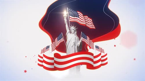 USA Independence Day - FHD Background