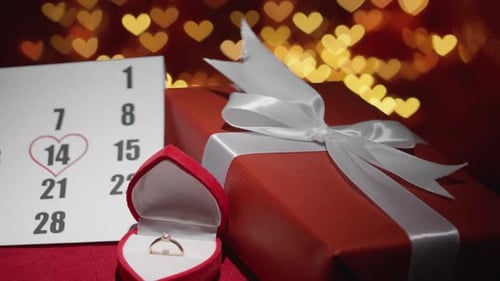 Engagement Ring and Valentines Day Gift