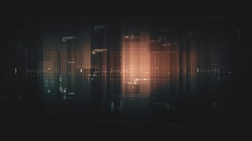 Futuristic Screen Display Data Matrix Simulation Background 13