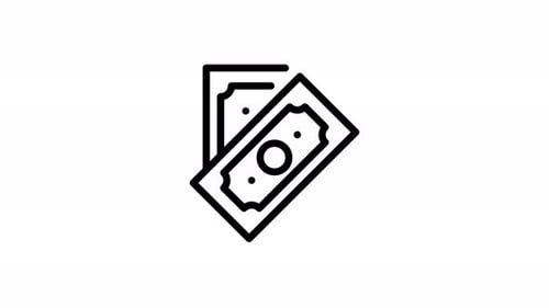 Animation Cash Money Icon