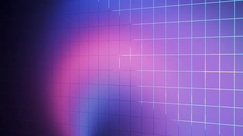 Abstract animated motion background. dark technology looped backdrop. grid pattern