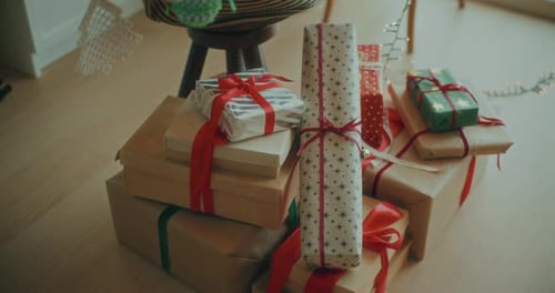 Gifts under a Stool, Christmas Celebration