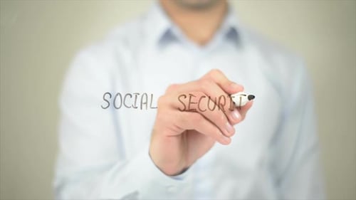 Writing Social Security on Glass