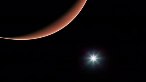 Incredible Sunrise on the Planet Mars