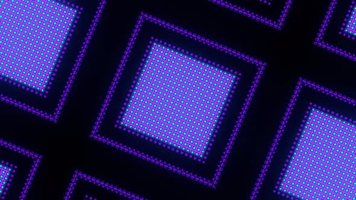 Turquoise And Purple Abstract Visual Particles Background Vj Loop In 4K