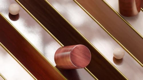 Looping Cilynder 3D Satisfying Animation