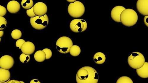 Cool Confident Emoji 3d Loop