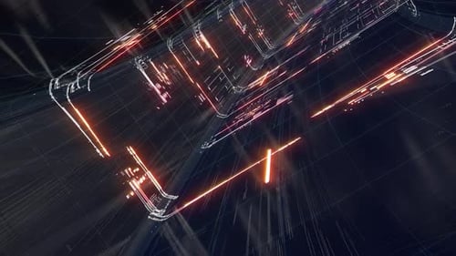 Futuristic Tunnel 4k Loop