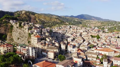 Village of Gioiosa Ionica Calabria Italy