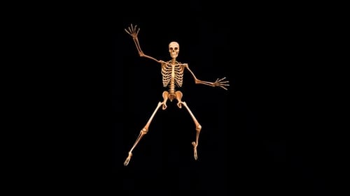 Skeleton Falling 4