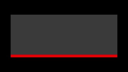 Minimalist Horizontal Red Line Reveal Transition