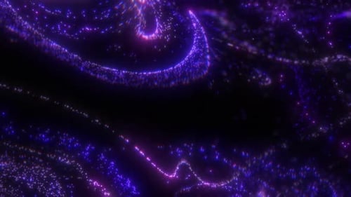 Purple Magic Particles Loop