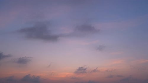 A timelapse captures the sunrise sky, Time-lapse footage.