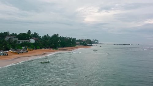 A Beautiful Sandy Beach on a Tropical Island