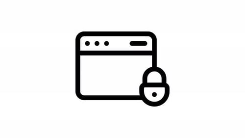 animação do ícone da linha do navegador