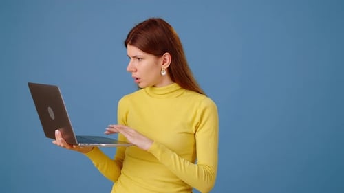 Woman Checks Bets and Wins Large Asset Online Via Laptop