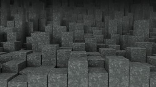 Cube Earthquake Background Loop 4k