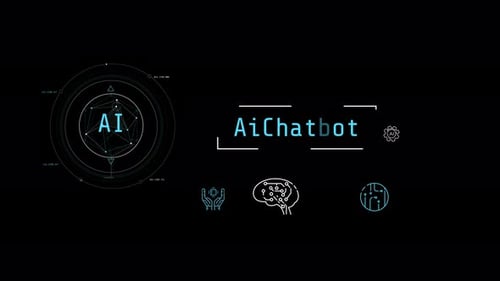 Infographic Animation About Chatbot with Artificial Intelligence