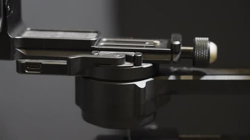 Components of a Gimbal Stabilizer in Close Up.