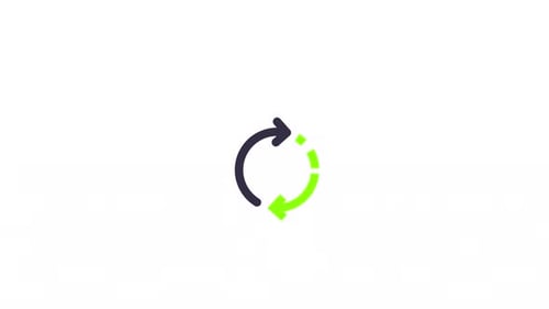 Refresh Circular Arrow Symbol