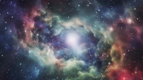 A Beautiful Nebula in Very Distant Space