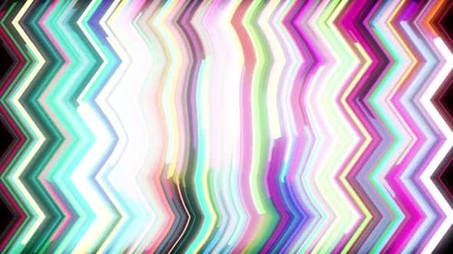 Zigzag Light Lines Background Loop Background