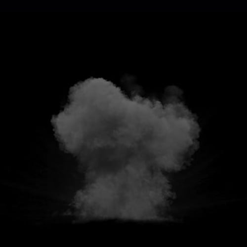 BIg Explosion With Sparks