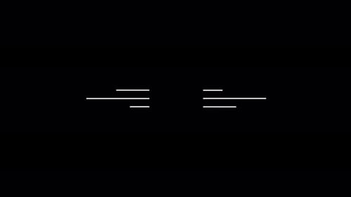 Minimal Horizontal Line Reveal Opener