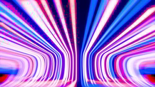 Fantastic wallpaper. Colored lines. Abstract futuristic neon background with glowing lines.