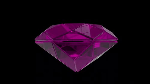 Pink Gem Sci Fi Cyristal Alpha Loop