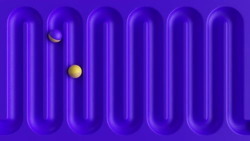 Labyrinthe avec des boules de bois roulantes pour la thérapie. Jeu de plateau simple avec labyrinthe, vu d'en haut.